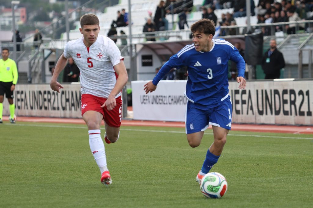 LIVE: Ελλάδα Κ21 – Μάλτα Κ21