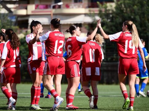 Ξανά εντυπωσιακός ο Ολυμπιακός στο ποδόσφαιρο γυναικών, 11-0 την Ελπίδα Τρίπολης