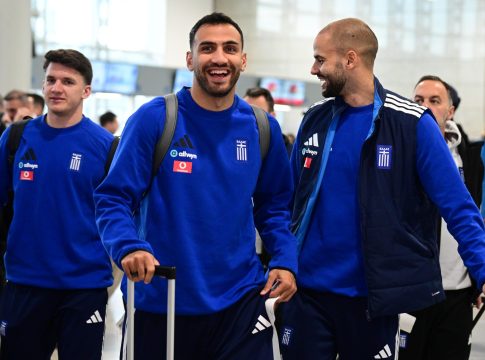 H αναχώρηση της Εθνικής Ελλάδας για τη Βουδαπέστη (vids)