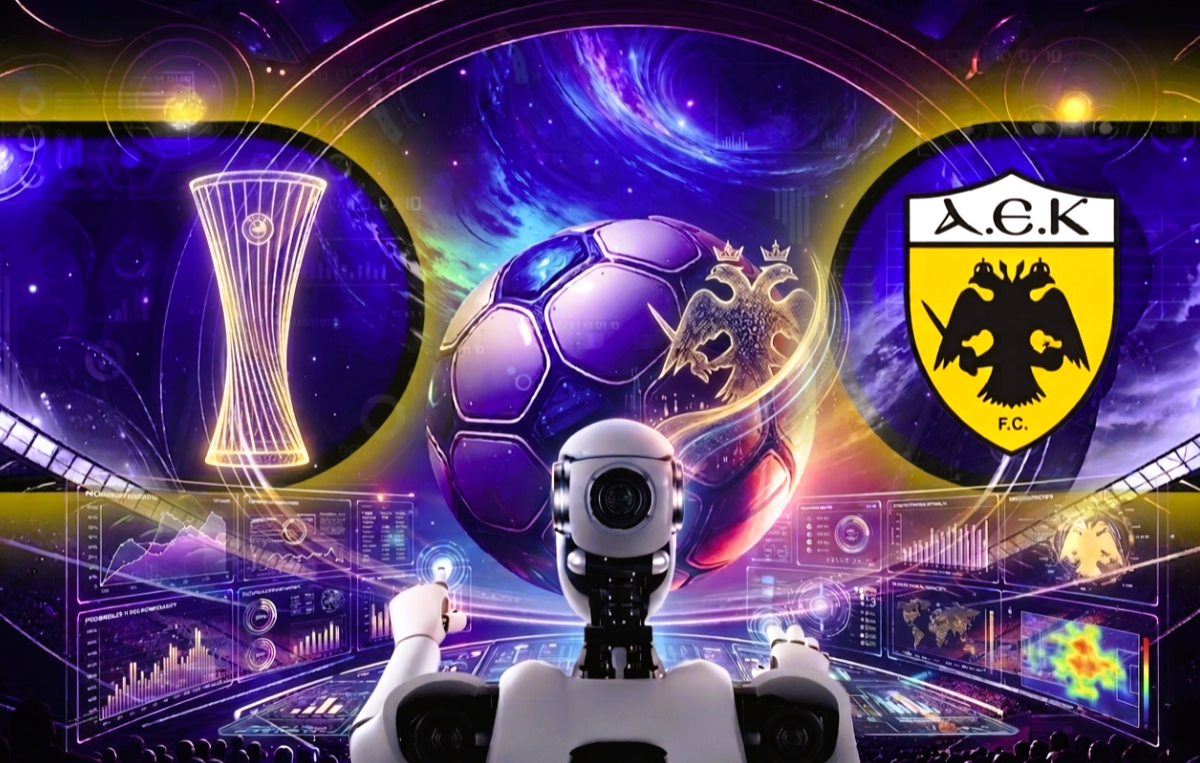 Το AI προβλέπει: Θα προκριθεί η ΑΕΚ στα ημιτελικά του Conference League;