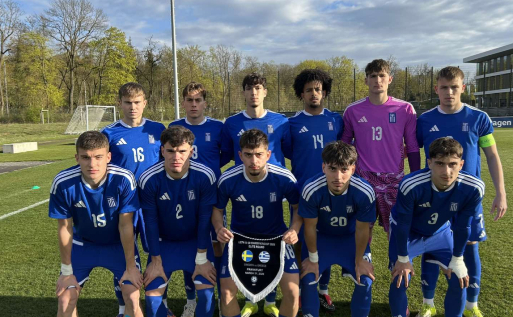 Φινάλε με χορταστική ισοπαλία για την Εθνική Νέων, 2-2 με τη Σουηδία