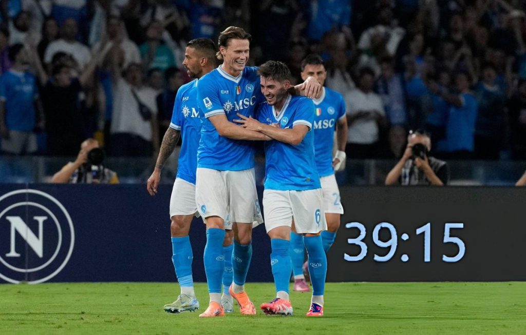 Νάπολι – Λέτσε 2-1: Ανατροπή και τρίτη σερί νίκη για τους Παρτενοπέι