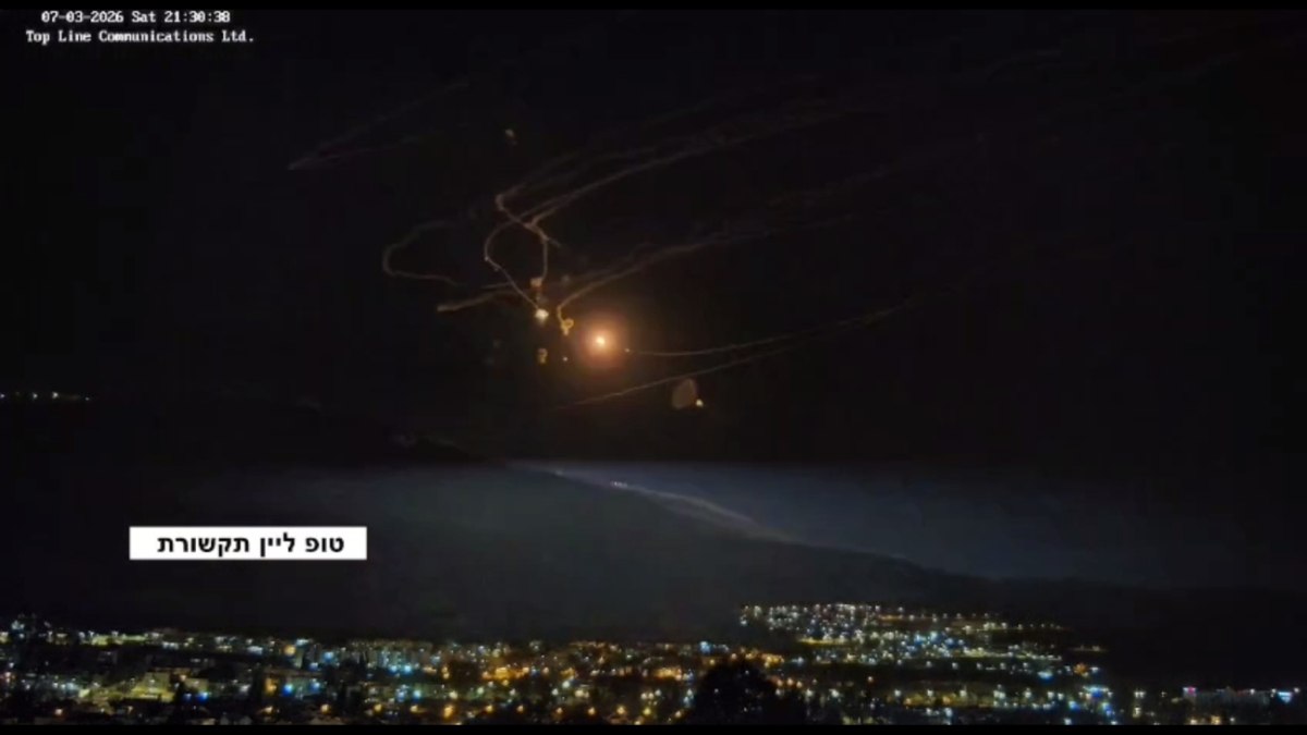 Βίντεο από Ισραήλ: Επίθεση Χεζμπολάχ με ρουκέτες – Αναχαιτίσεις από την αεράμυνα