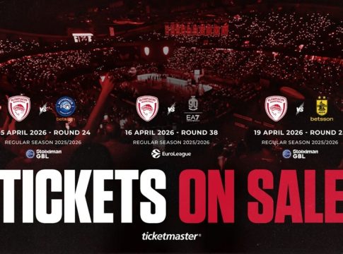 Ολυμπιακός: Συνεχίζεται η προπώληση για τους εναπομείναντες εντός έδρας αγώνες