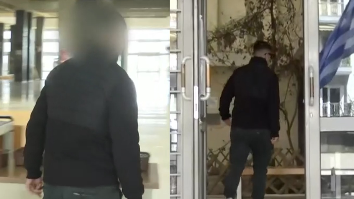 Καλαμαριά: Η στιγμή που παρουσιάζεται στα δικαστήρια, ο ένας από τους δύο φίλους του 20χρονου θύματος