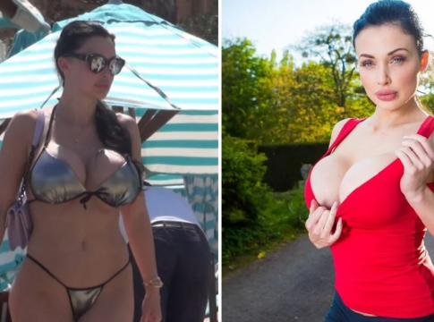 Όλα τα βλέμματα πάνω της: Διάσημη πορνοστάρ εμφανίστηκε στη Μύκονο με μαγιό «κορδόνι»! (vid)