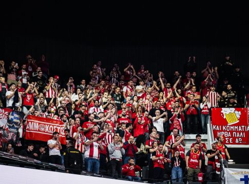 Η Ευρωλίγκα αποθεώνει τους οπαδούς του Ολυμπιακού: «Η στήριξή τους στα εκτός έδρας είναι απαράμιλλη»
