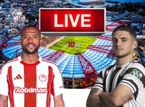 LIVE: Ολυμπιακός – ΠΑΟΚ