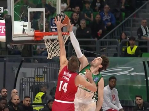 Παναθηναϊκός – Ολυμπιακός: Tάπα του Όσμαν στον Βεζένκοφ (vid)