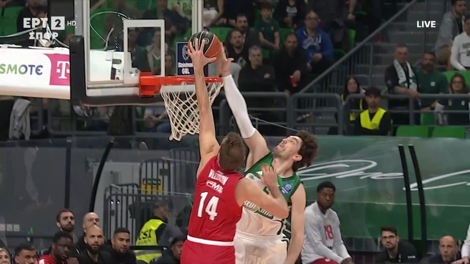 Παναθηναϊκός – Ολυμπιακός: Tάπα του Όσμαν στον Βεζένκοφ (vid)