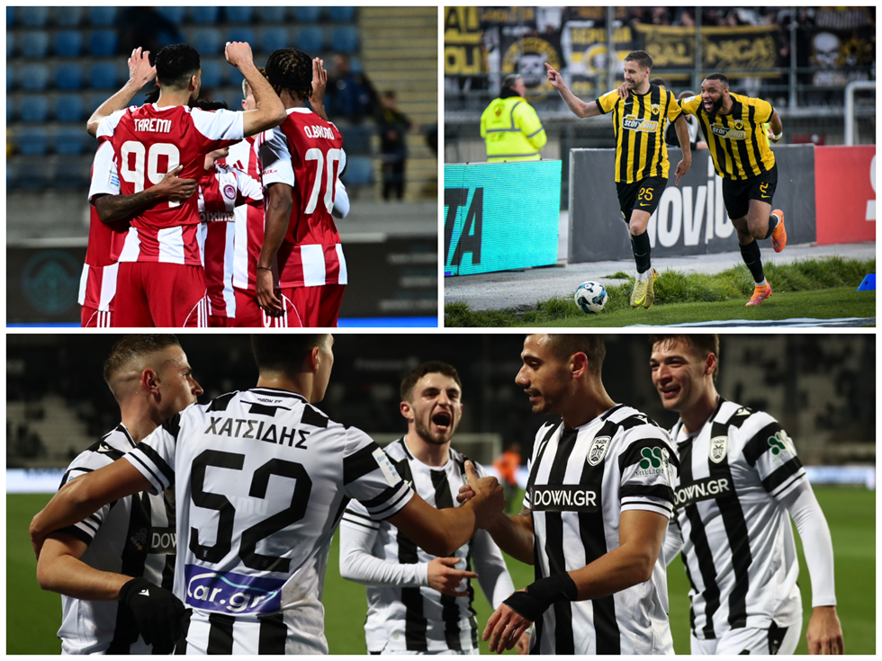 Χαμός για τον τίτλο: Η τριπλή ισοβαθμία, τα κριτήρια και το πρόγραμμα των ΠΑΟΚ, Ολυμπιακού, ΑΕΚ