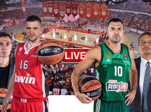 LIVE: Ολυμπιακός – Παναθηναϊκός