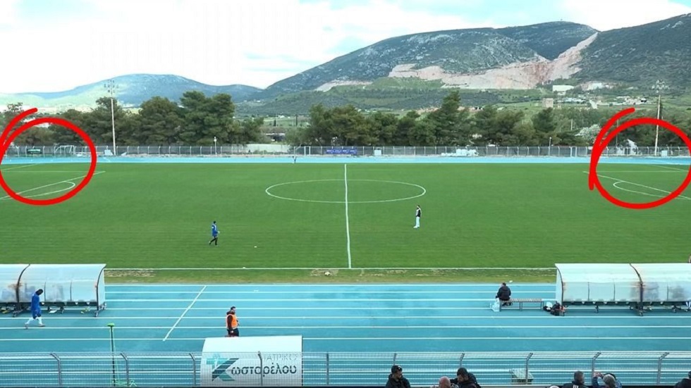 Έπος στο Μαρκόπουλο: Καθυστέρησε η σέντρα στο Αιγάλεω – Ελλάς Σύρου γιατί έψαχναν τα σημαιάκια του κόρνερ! (vid)