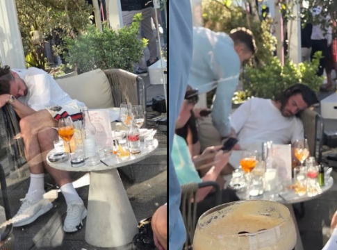 Σε άθλια κατάσταση ο Γκρίλις: Ο φακός τον «έπιασε» μεθυσμένο να κοιμάται σε… καρέκλα