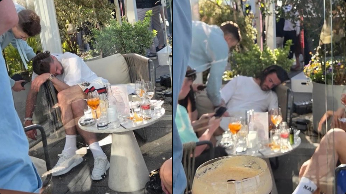 Σε άθλια κατάσταση ο Γκρίλις: Ο φακός τον «έπιασε» μεθυσμένο να κοιμάται σε… καρέκλα