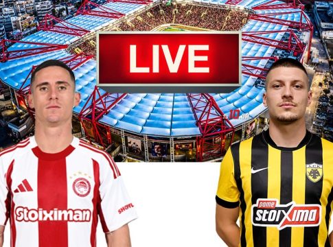 LIVE: Ολυμπιακός – ΑΕΚ