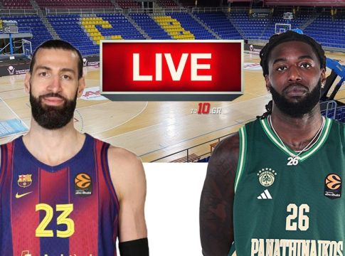 LIVE: Μπαρτσελόνα – Παναθηναϊκός