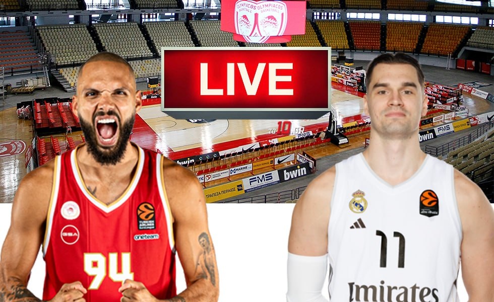 LIVE: Ολυμπιακός – Ρεάλ Μαδρίτης