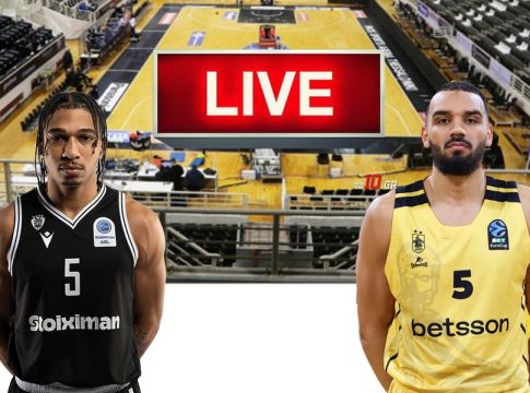 LIVE: ΠΑΟΚ – Άρης Betsson