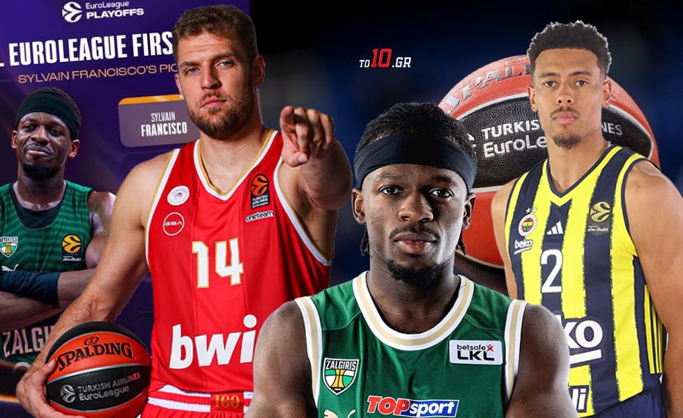 Ποιους παίκτες διάλεξαν στην καλύτερη πεντάδα της Euroleague Βεζένκοφ, Φρανσίσκο και Μπόλντγουιν (pic)