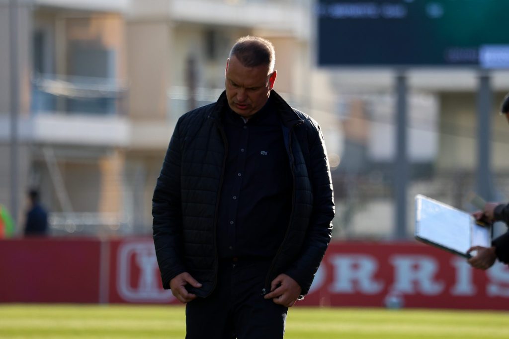 Γρηγορίου: «Δεν ξέρω αν το πρώτο γκολ ακυρώθηκε ορθώς, η αναποτελεσματικότητα μας μνημειώδης»