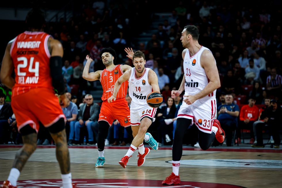 Χάποελ Τελ Αβίβ – Ολυμπιακός 85-89: Πάρτι πρωτιάς στην «ερυθρόλευκη» Σόφια