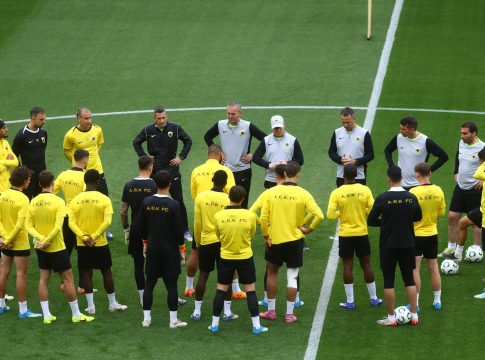 Η προπόνηση της ΑΕΚ στη Νέα Φιλαδέλφεια πριν τη ρεβάνς με τη Βαγιεκάνο (pics)