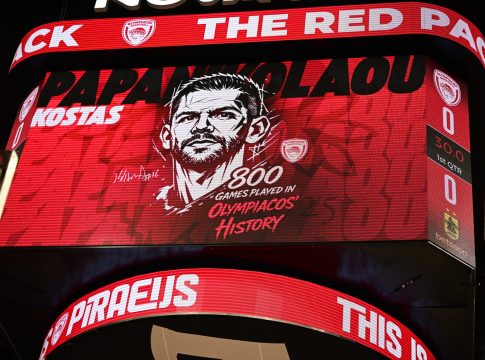 «Ο Παπανικολάου τα’ χει 800»: Ιστορικό επίτευγμα για τον αρχηγό του Ολυμπιακού