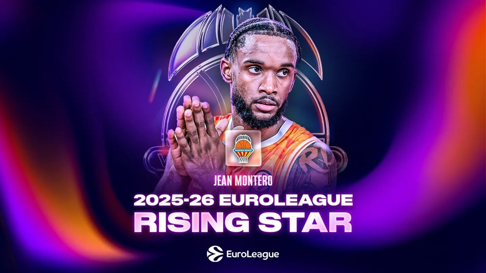 Στον Ζαν Μοντέρο το βραβείο του «Rising Star» της Euroleague (pic)