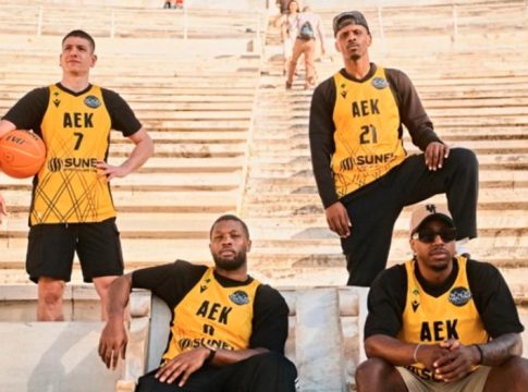 Η… ιδιαίτερη φωτογράφιση της ΑΕΚ στο Καλλιμάρμαρο ενόψει του Final Four του BCL (pics, vid)