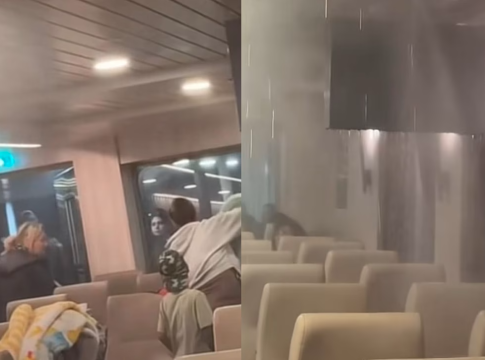 Χάος στο πλοίο «Νήσος Σάμος»: Άναψαν τσιγάρο σε εσωτερικό χώρο και ενεργοποιήθηκε το σύστημα πυρόσβεσης