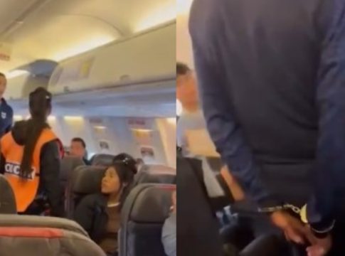 Ποδοσφαιριστής φώναξε «βόμβα» μέσα σε αεροπλάνο και συνελήφθη (vid)