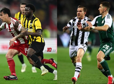 Αυτές είναι οι πιθανότητες κατάκτησης της Super League για ΑΕΚ, Ολυμπιακό, ΠΑΟΚ (pics, vids)