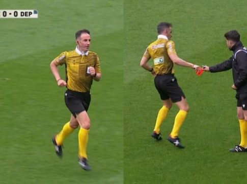 Έπος: Διαιτητής ξέχασε τις κάρτες του και το πήρε χαμπάρι μετά το 20λεπτο! (vid)