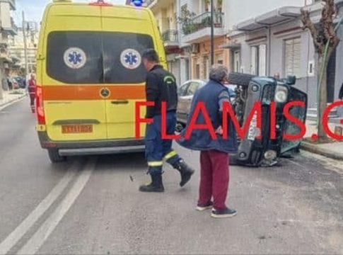 Πάτρα: Τετραμελής οικογένεια εγκλωβίστηκε σε τζιπ μετά από τροχαίο