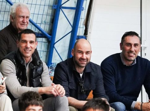 Σπανούλης, Ζήσης και Ντικούδης είδαν από κοντά την ήττα της Εθνικής Παμπαίδων από την Κροατία (pics)