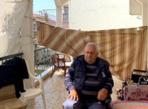 Χαλκιδική: Πέθανε ο 84χρονος ανάπηρος που του είχαν κάνει έξωση από το σπίτι του