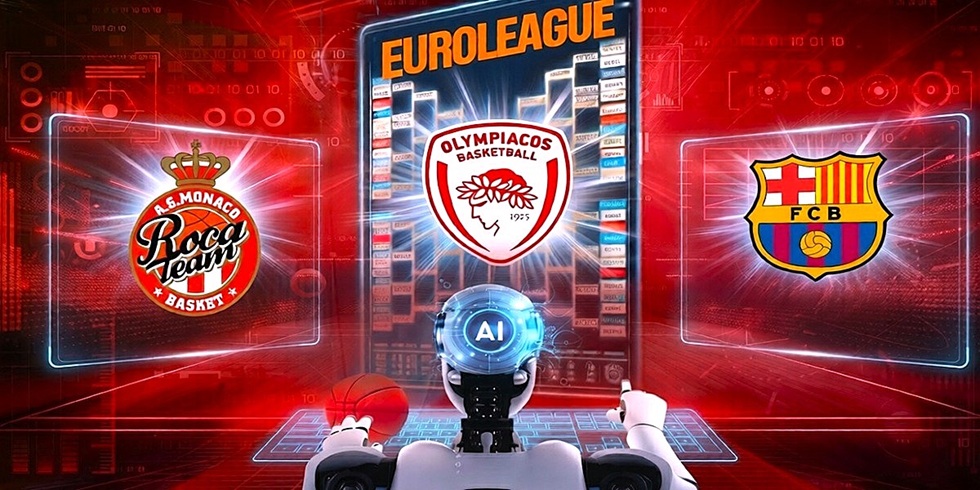 Μονακό – Μπαρτσελόνα: Το AI προβλέπει τον αντίπαλο του Ολυμπιακού στα playoffs
