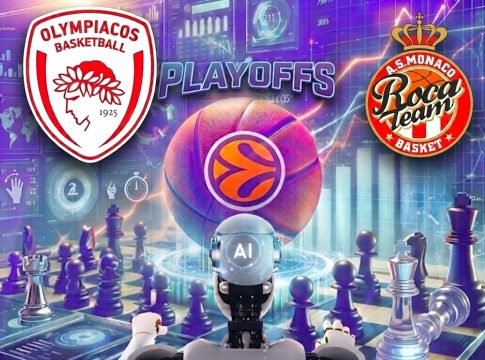 Ολυμπιακός – Μονακό: Το AI προβλέπει την ομάδα που θα πάει στο Final Four