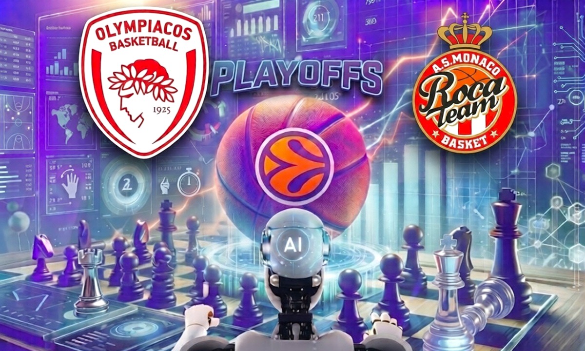 Ολυμπιακός – Μονακό: Το AI προβλέπει την ομάδα που θα πάει στο Final Four