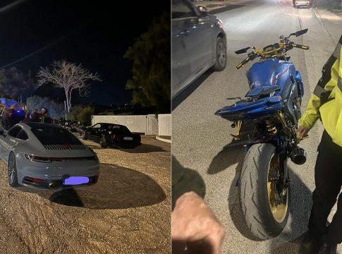 Διήμερη εξόρμηση της Τροχαίας Αττικής για κόντρες σε κεντρικούς δρόμους στα Νότια Προάστια