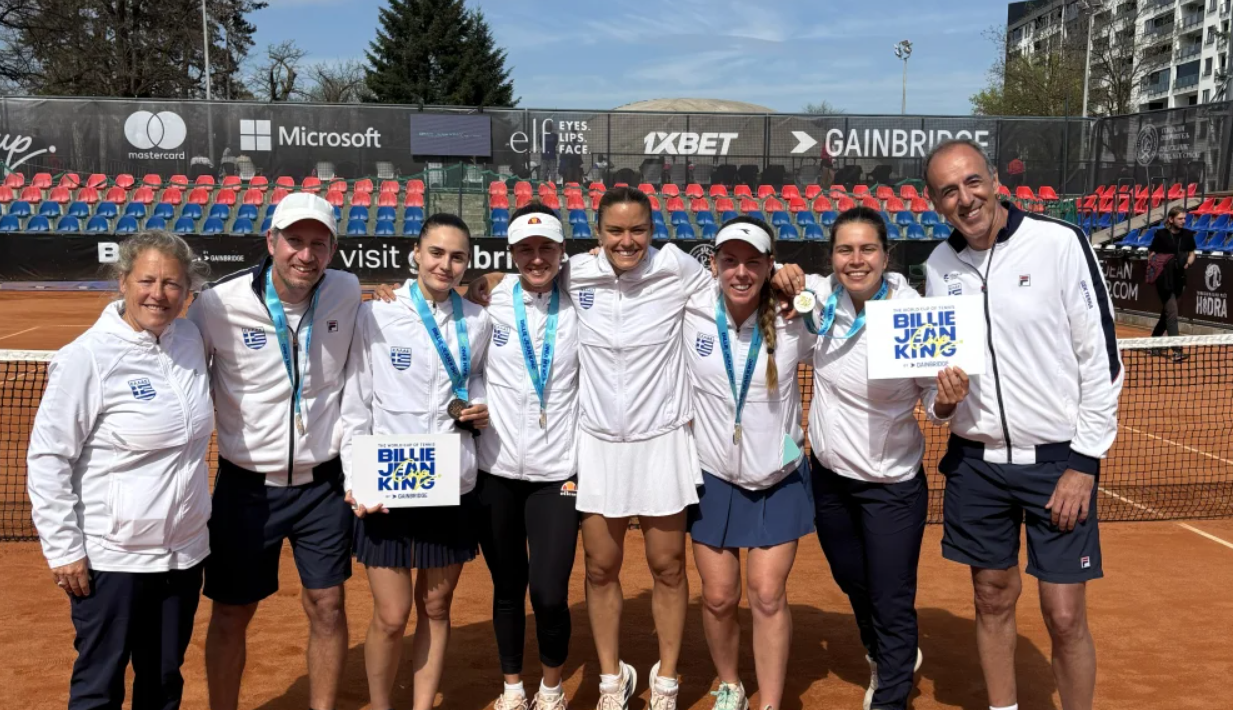 Στο World Group I η Ελλάδα – Σπουδαία άνοδος για την Εθνική Ομάδα Tένις Γυναικών