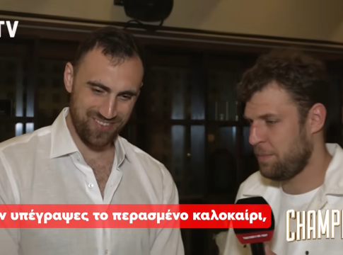 Ολυμπιακός: Πίτερς, Τζόουνς, Βεζένκοφ και Λαρεντζάκης σε ρόλο… δημοσιογράφου «αλίευσαν» τρομερές ατάκες από τους συμπαίκτες του (vid)