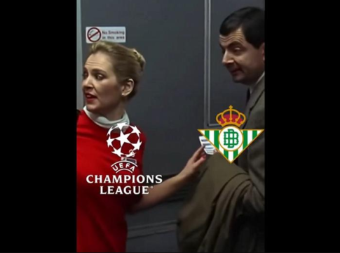 Η Ρέαλ Μπέτις γιορτάζει την έξοδο της στο Champions League με Μίστερ Μπιν