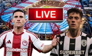 LIVE: Ολυμπιακός – ΠΑΟΚ