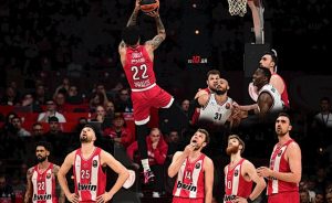 Ολυμπιακός: Οι 24 πόντοι του Ντόρσεϊ, ο κυρίαρχος Μιλουτίνοφ και το +36.4 του Τζόσεφ (vid)