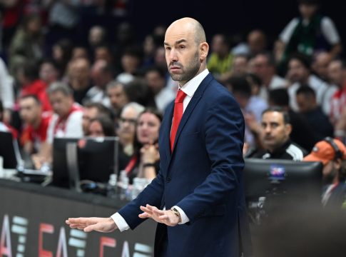 Στο T-Center ο Σπανούλης για τον μεγάλο τελικό του Ολυμπιακού με τη Ρεάλ (pic)