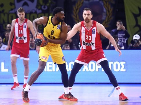 Αλλαγή ώρας στο Game 2 της ΑΕΚ με τον Ολυμπιακό