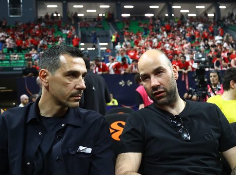 Final Four 2026: Βασίλης Σπανούλης και Νίκος Ζήσης μαζί στο ΟΑΚΑ (vid+pics)