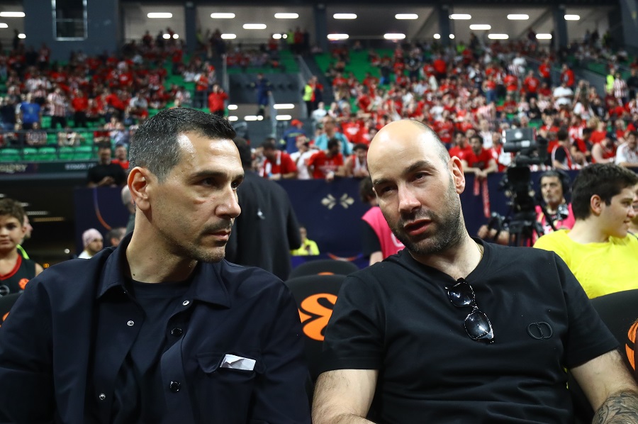 Final Four 2026: Βασίλης Σπανούλης και Νίκος Ζήσης μαζί στο ΟΑΚΑ  (vid+pics)